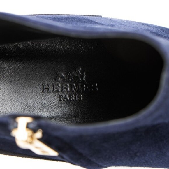 $1125 Hermes Bicolor Suede Neila Ankle Boots - Size 9 / 39 excellent condition - Picture 8 of 16
